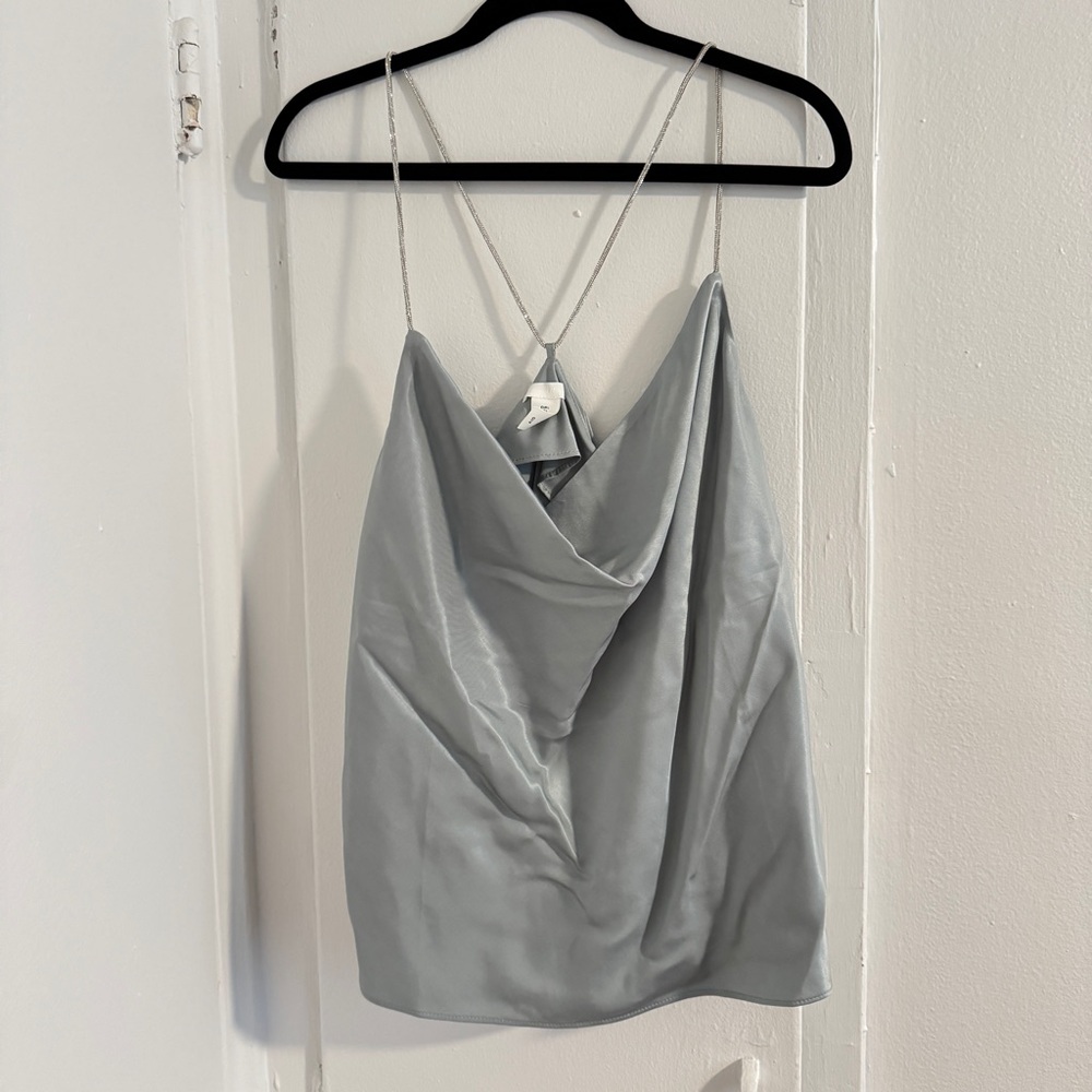 Elegant Gray Women's Top